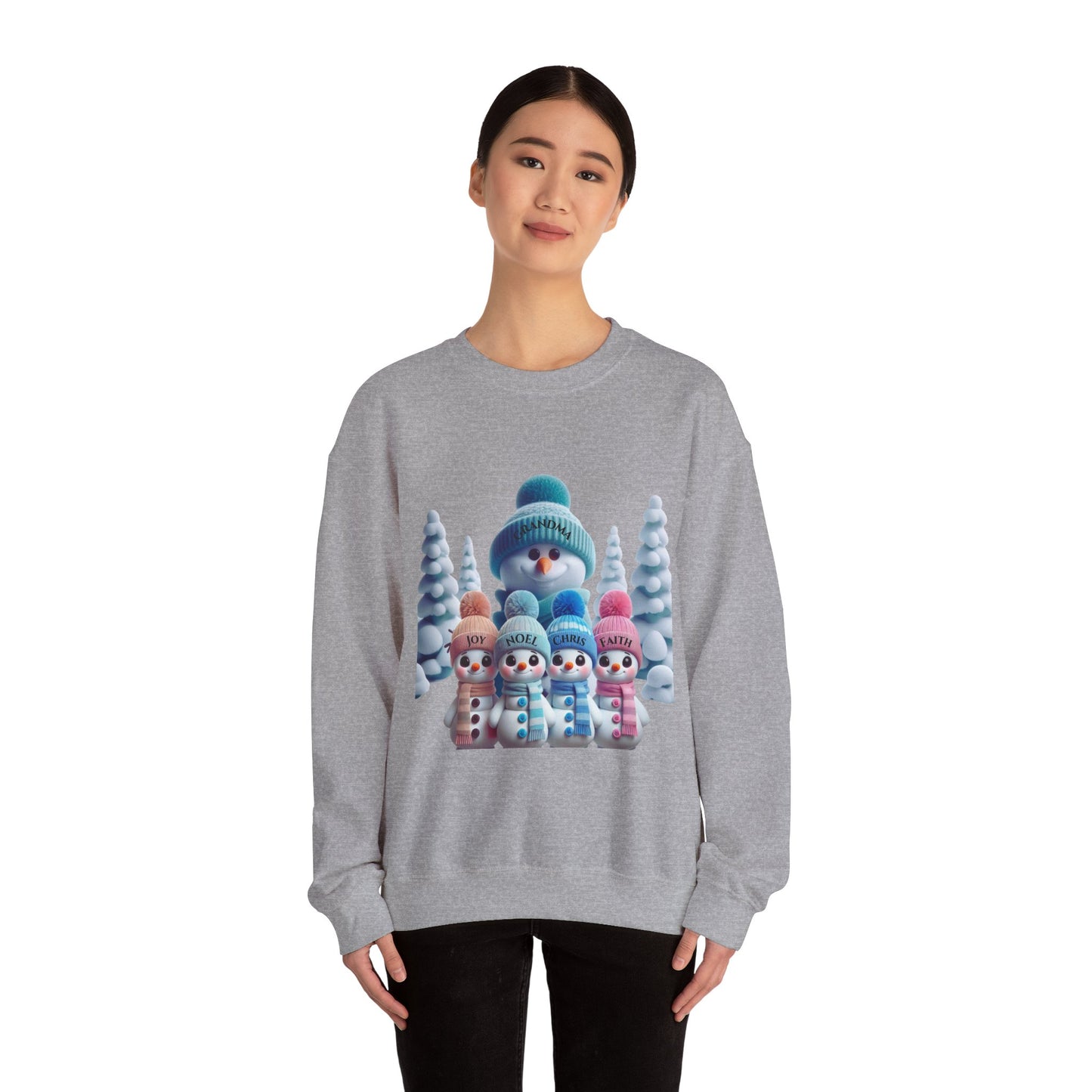 Grandma's Snow babies Grandkids Unisex Crewneck Sweatshirt