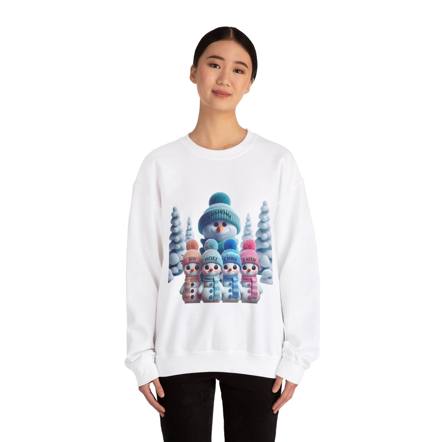 Grandma's Snow babies Grandkids Unisex Crewneck Sweatshirt