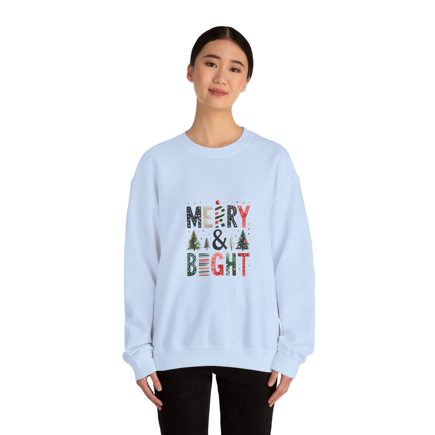 Merry and Bright Sweatshirt Unisex Crewneck