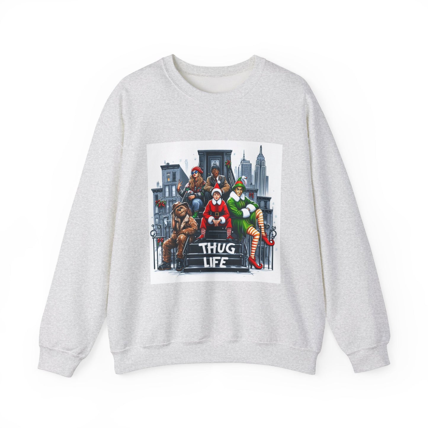 Thug Life Christmas Sweatshirt Unisex Crewneck