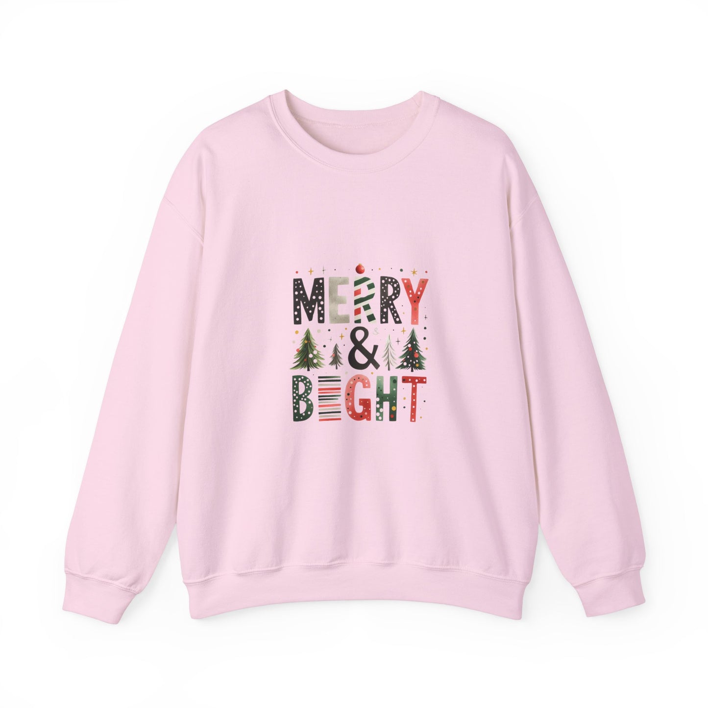 Merry and Bright Sweatshirt Unisex Crewneck