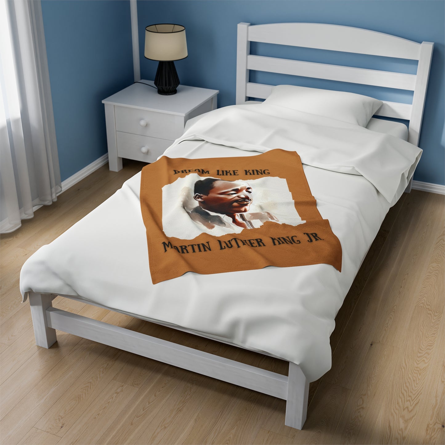 Dream Like King- Martin Luther King Jr. Velveteen Plush Blanket