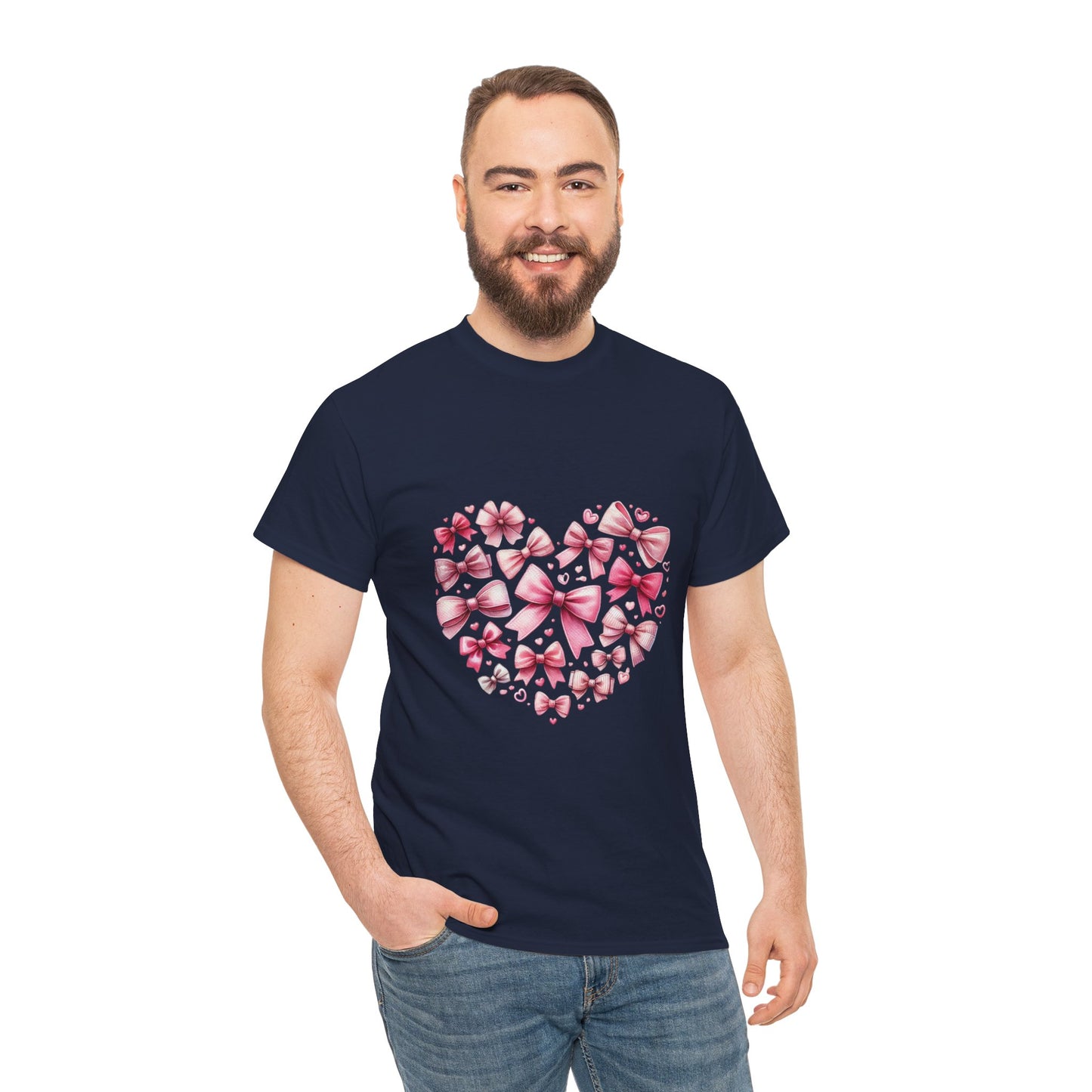 Coquette Valentine's Heart Unisex Heavy Cotton Tee