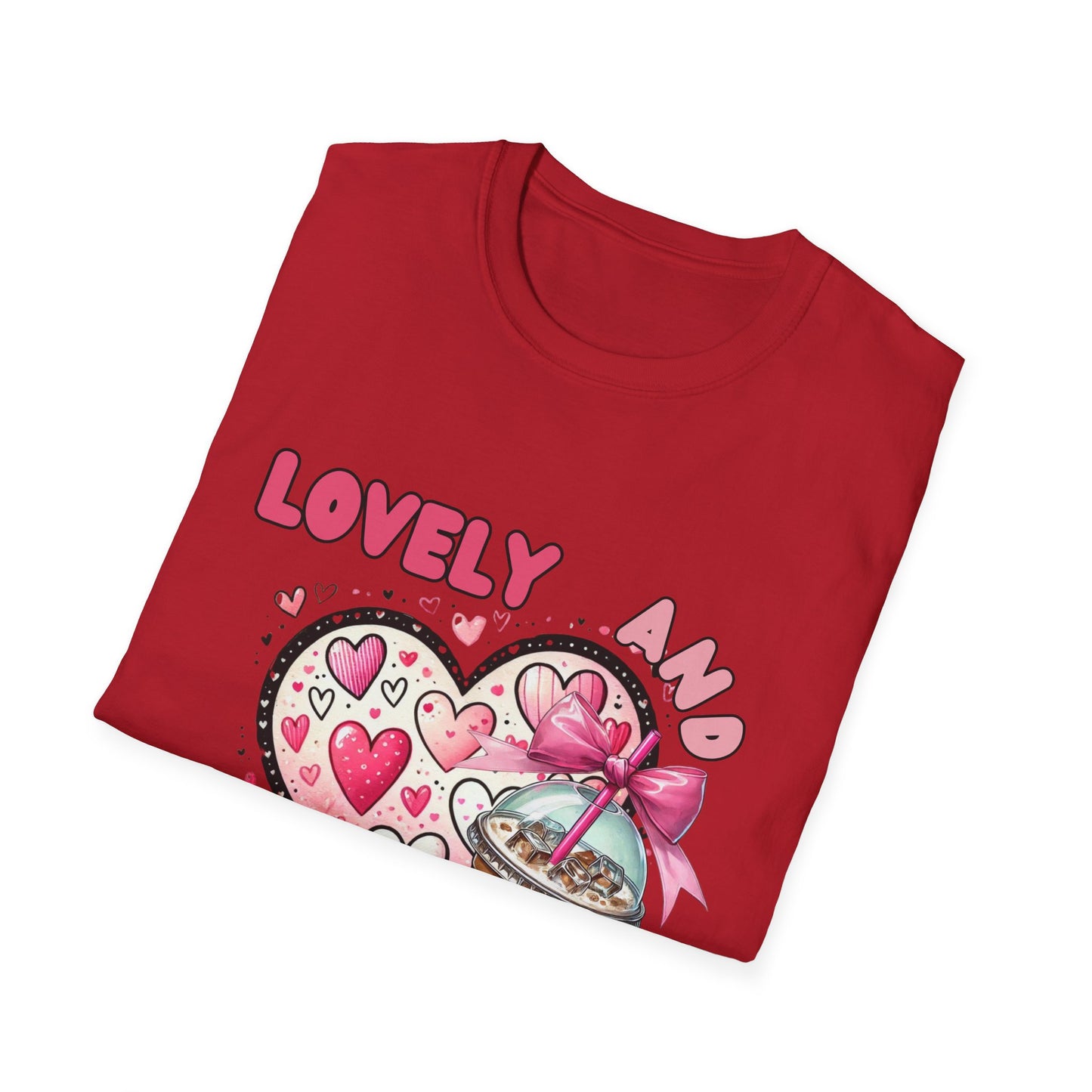 Loved and Caffeinated Valentine's Day T-Shirt