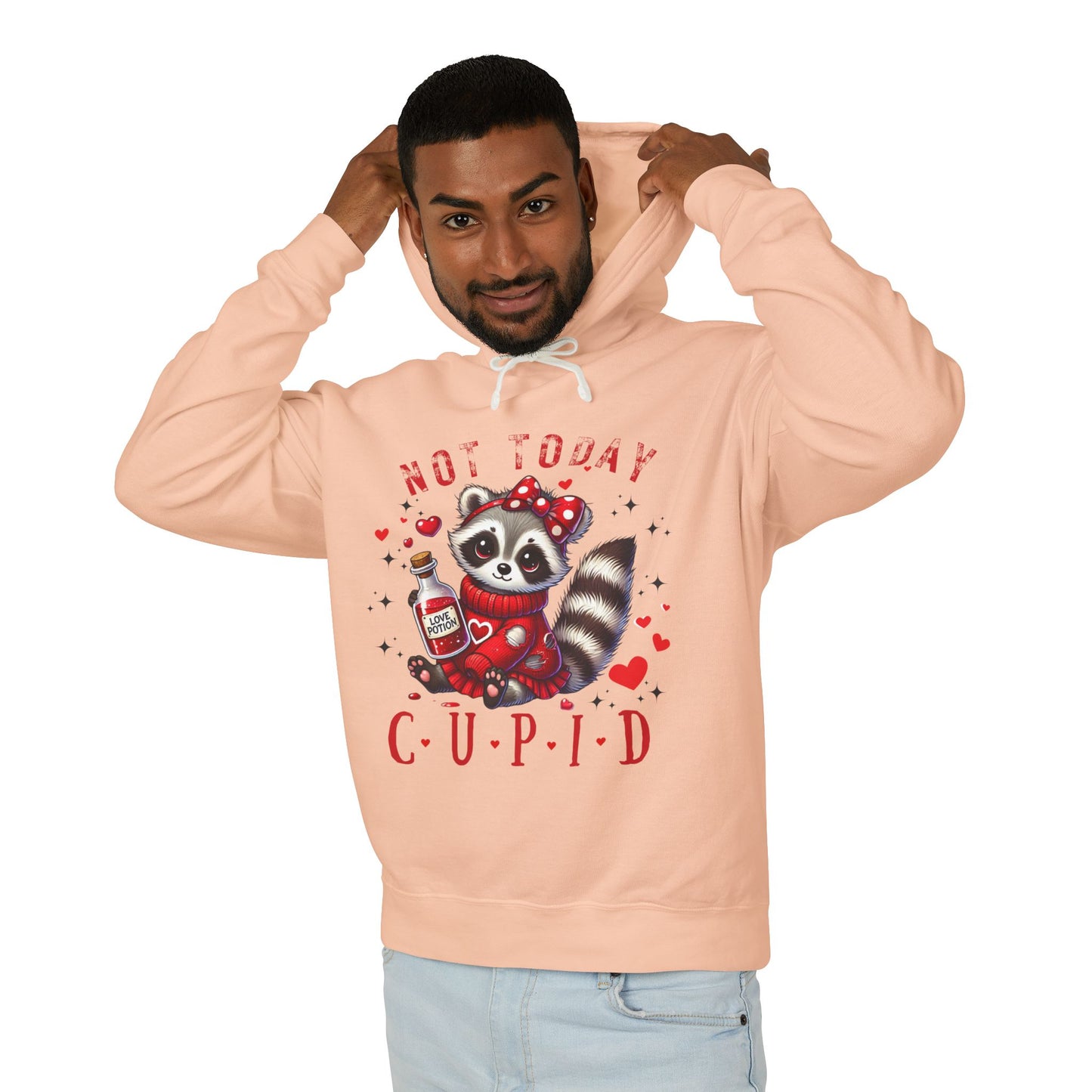 Not Today Cupid Unisex Hooded Sweatshirt