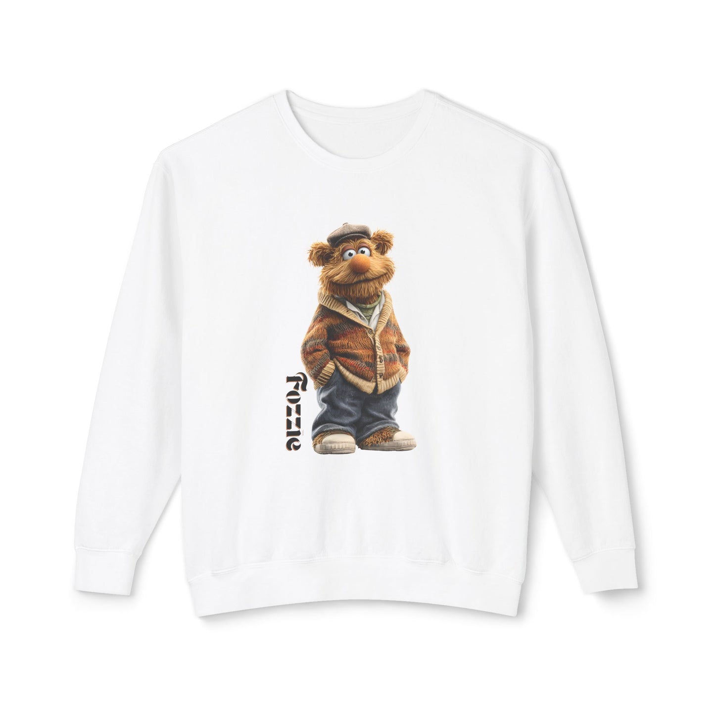 Muppet Fozzie Bear Graphic Crewneck Sweatshirt