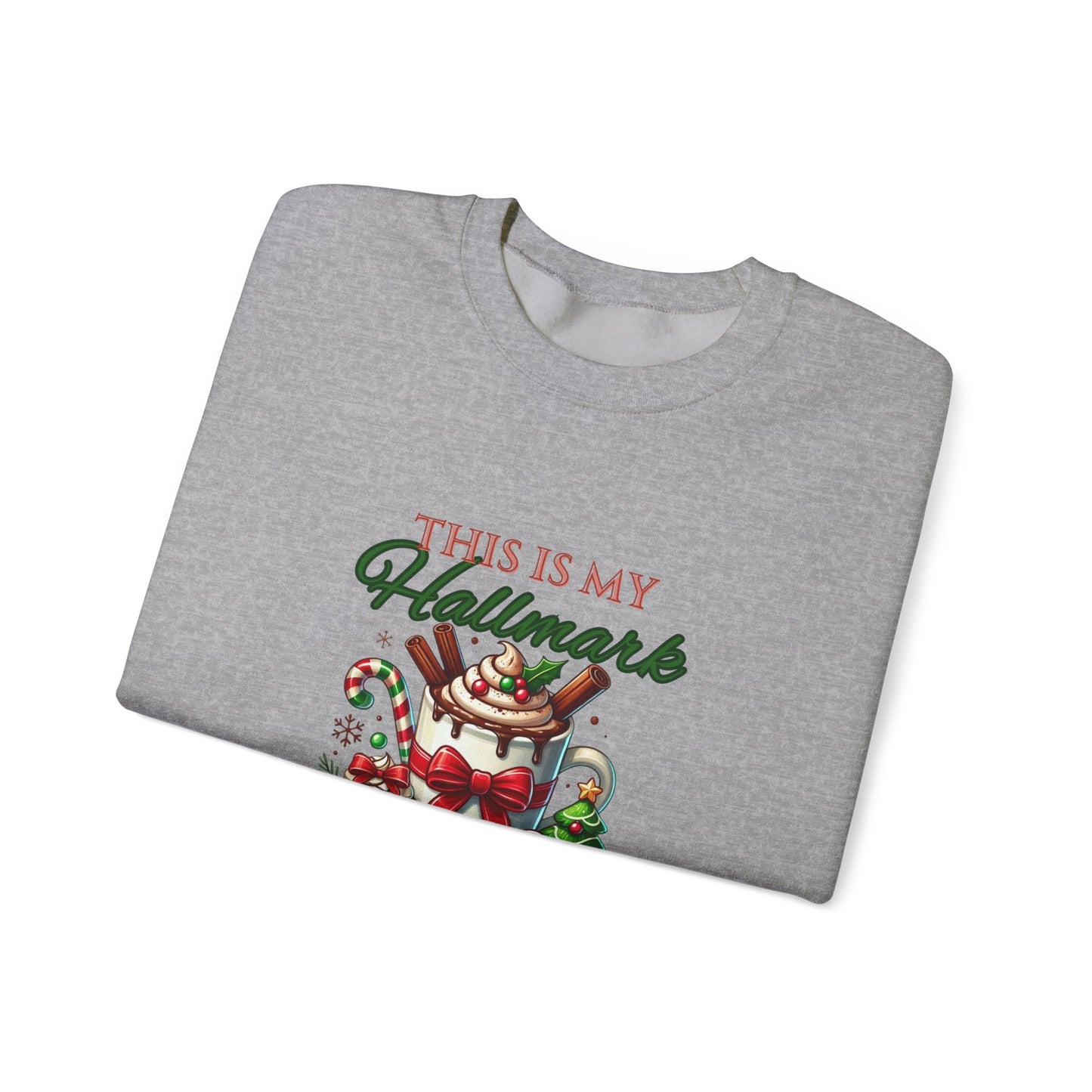 Christmas Movie Watching Unisex Heavy Blend Crewneck Sweatshirt