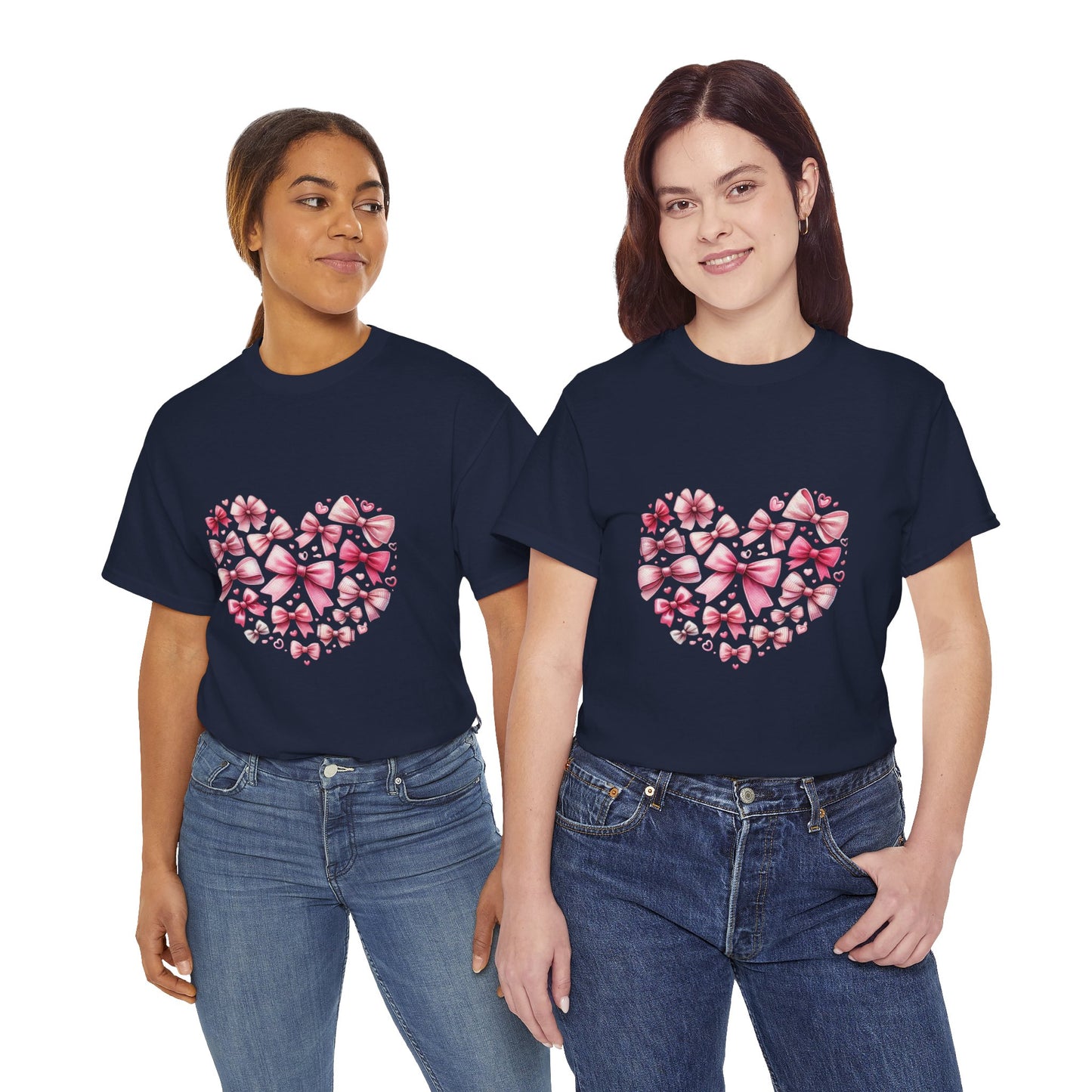 Coquette Valentine's Heart Unisex Heavy Cotton Tee