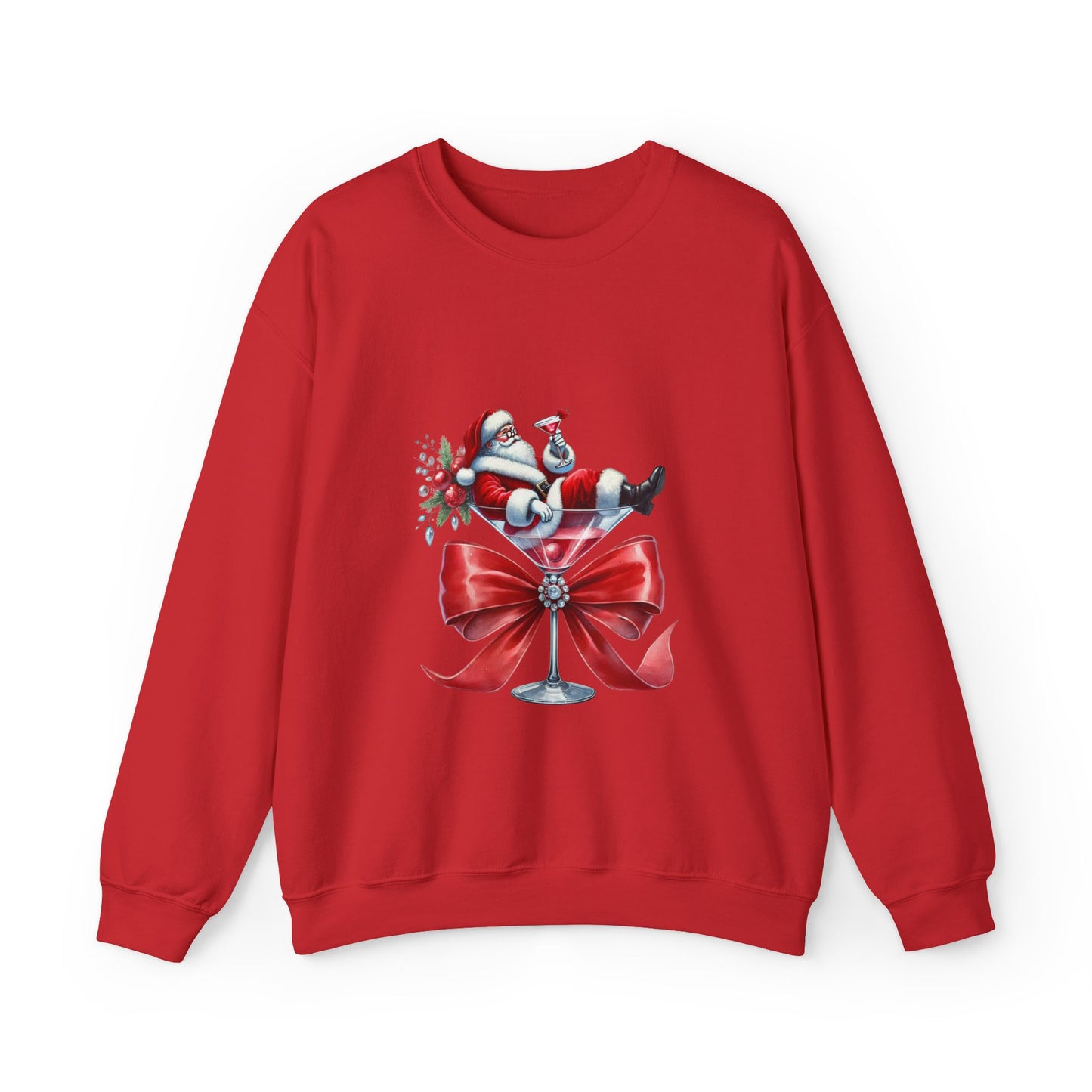 Martini Santa Sweatshirt: Unisex, Heavy blend