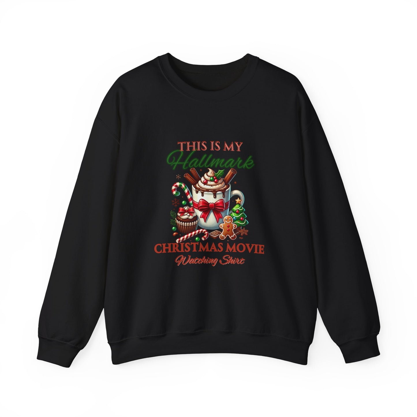 Christmas Movie Watching Unisex Heavy Blend Crewneck Sweatshirt