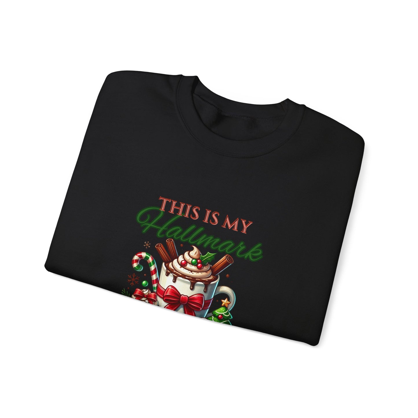 Christmas Movie Watching Unisex Heavy Blend Crewneck Sweatshirt