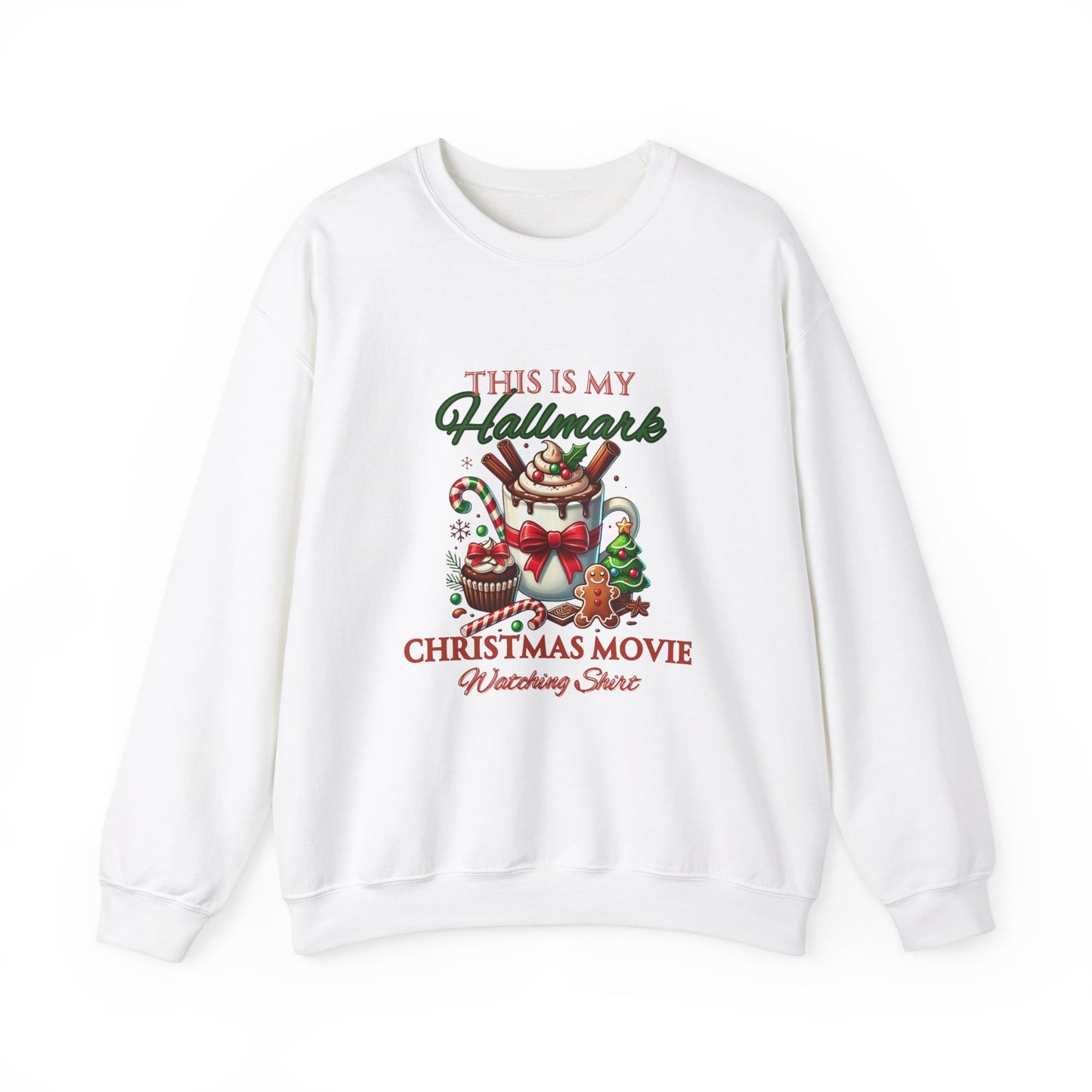 Christmas Movie Watching Unisex Heavy Blend Crewneck Sweatshirt