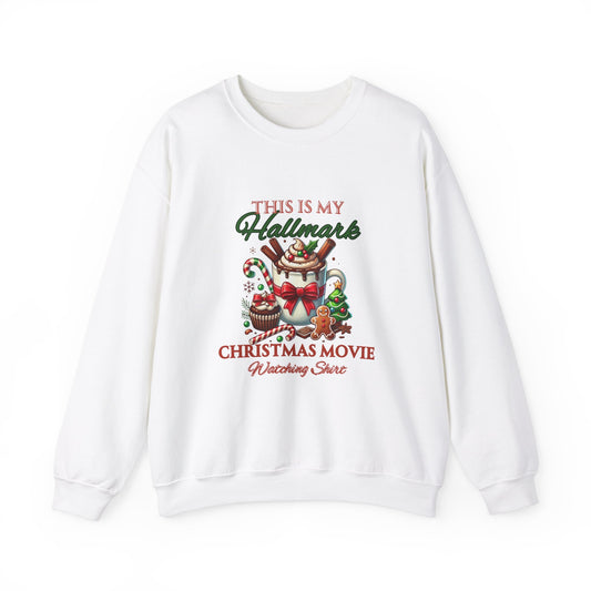 Christmas Movie Watching Unisex Heavy Blend Crewneck Sweatshirt