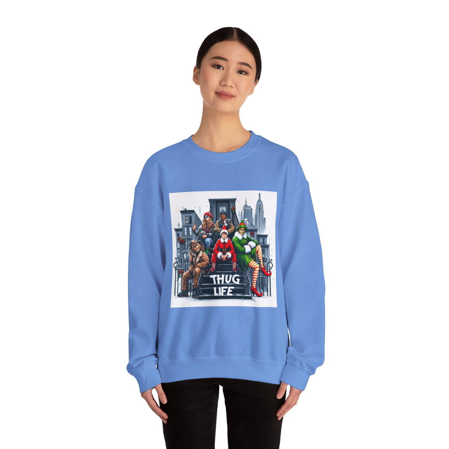 Thug Life Christmas Sweatshirt Unisex Crewneck