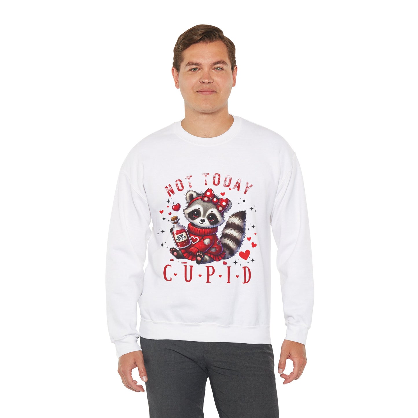 Not Today Cupid Unisex™ Crewneck Sweatshirt