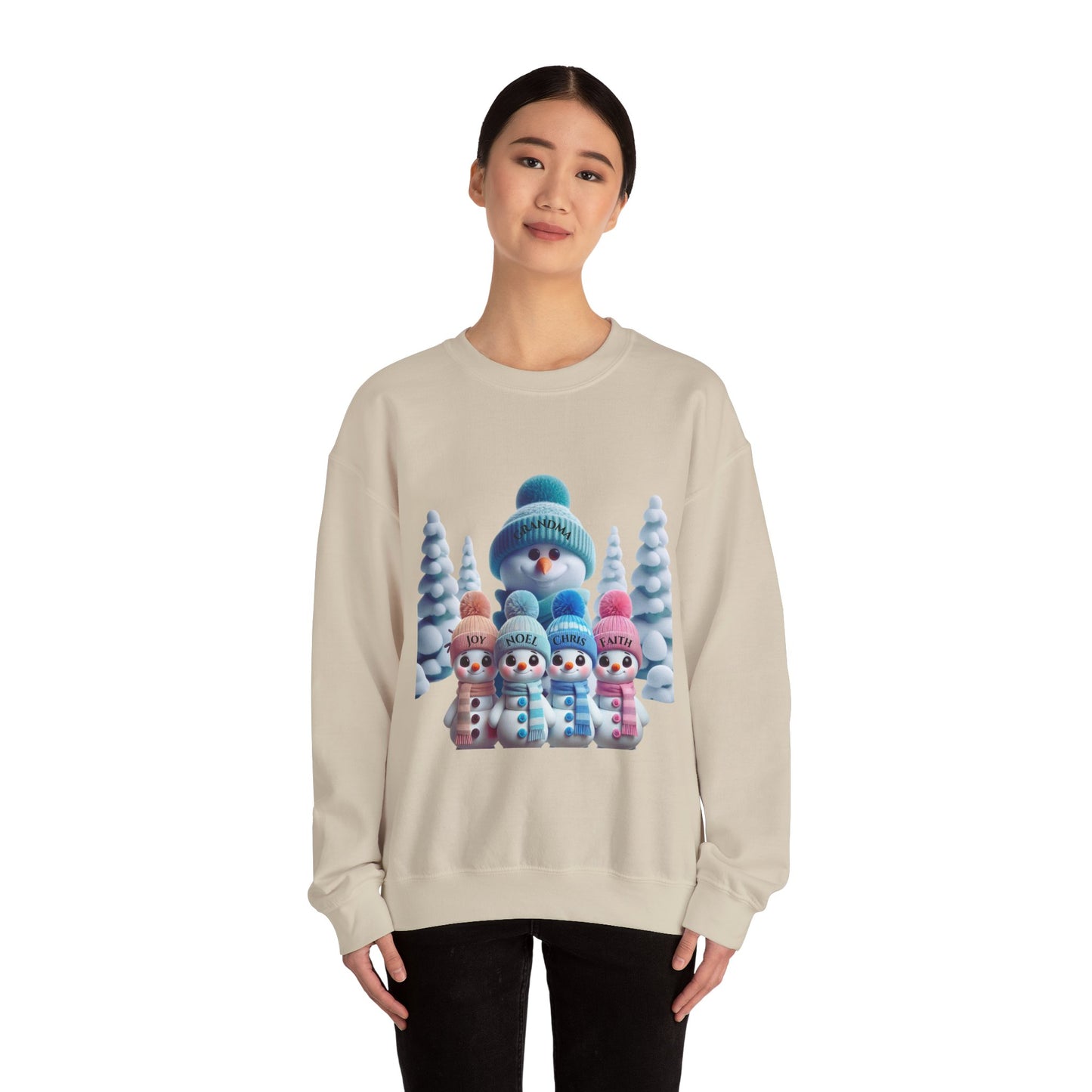 Grandma's Snow babies Grandkids Unisex Crewneck Sweatshirt