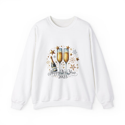 New Years 2025 Champaign Celebration  Unisex Heavy Blend™ Crewneck Sweatshirt